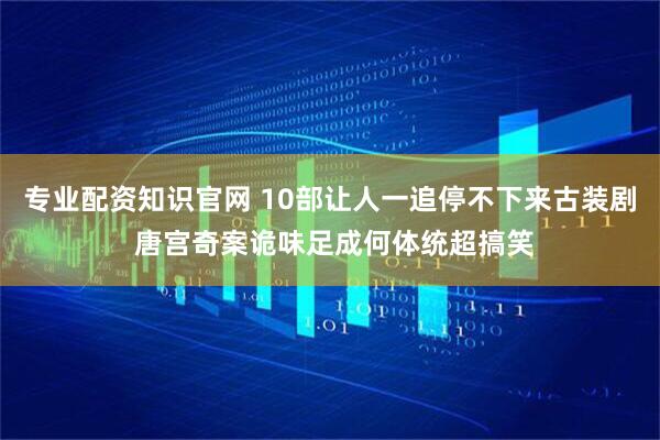 专业配资知识官网 10部让人一追停不下来古装剧 唐宫奇案诡味足成何体统超搞笑